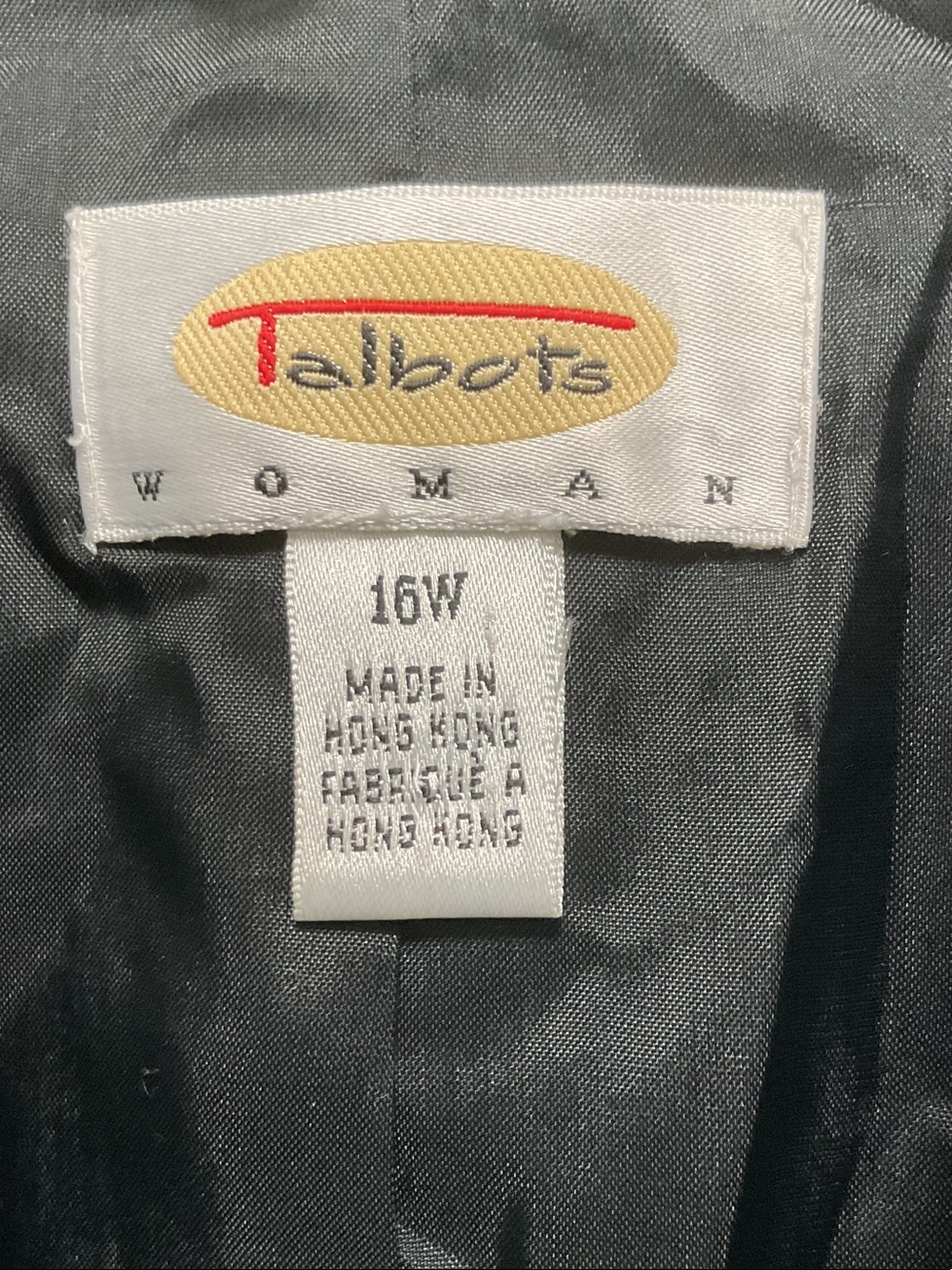 Talbots Black Double-Breasted Blazer with Gold Buttons - Picture 2 of 4